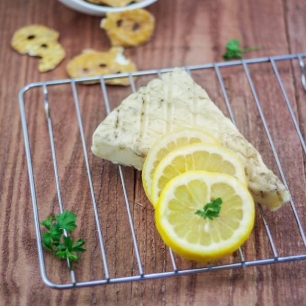 Greek Charcoaled Cheese also know as Ladotyri sta karvouna is a simple and unique way to serve Greek cheese. 