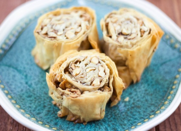 nut pinwheel baklava