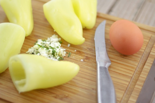 Greek stuffed peppers ingredients