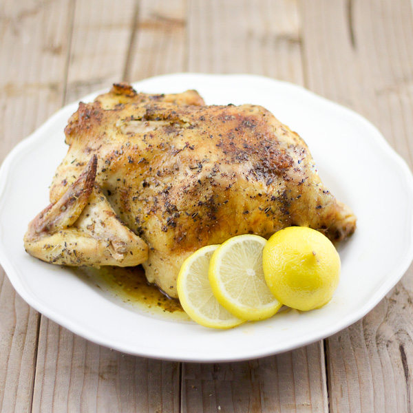 Roast Chicken with Oregano