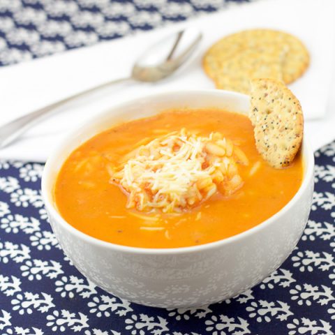 Tomato Soup with Orzo | Domatosoupa Me Kritharaki | Lemon & Olives ...