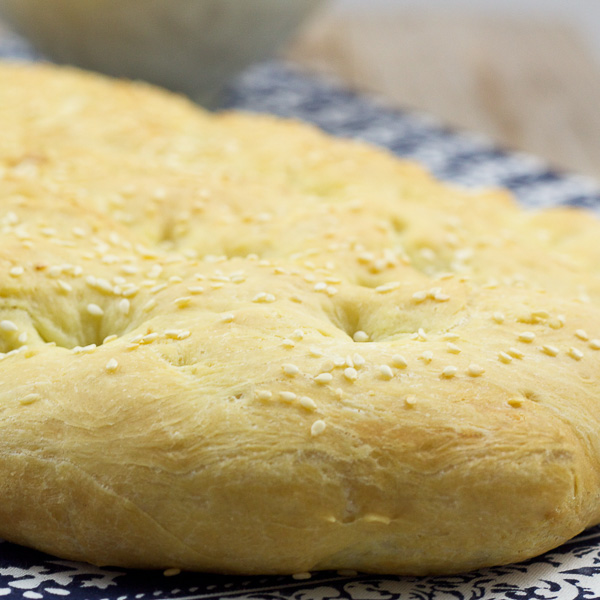 Greek lagana bread