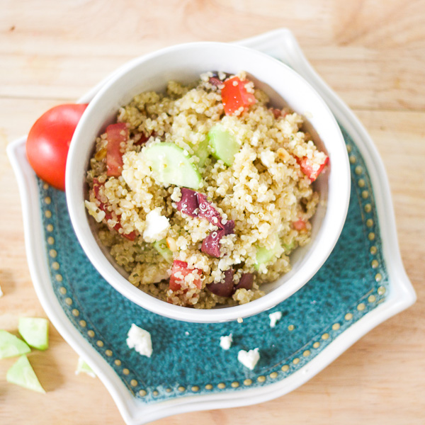 Greek quinoa salad