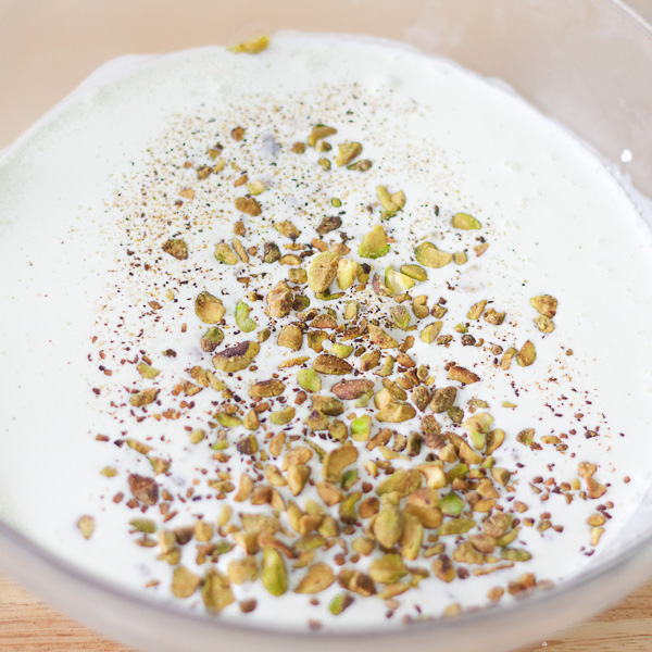 pistachio ice cream mix