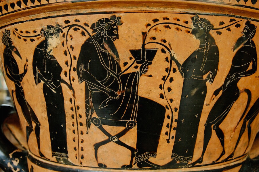 ancient greek eating