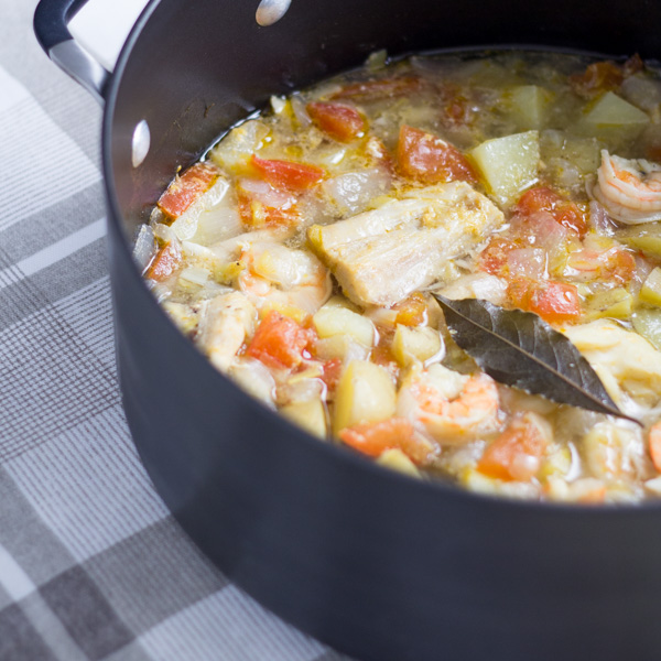 Healthy Greek fisherman’s soup. Simple and heathy recipe thats full of flavor