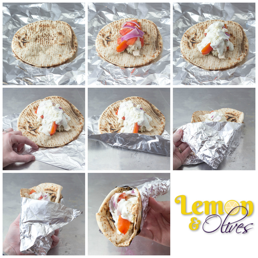 Step-by-step guide to rolling a Greek Gyro